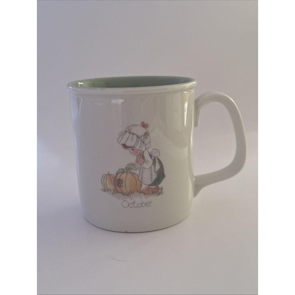 Vintage 1987 Enesco Precious Moments "October" Medium Coffee Mug